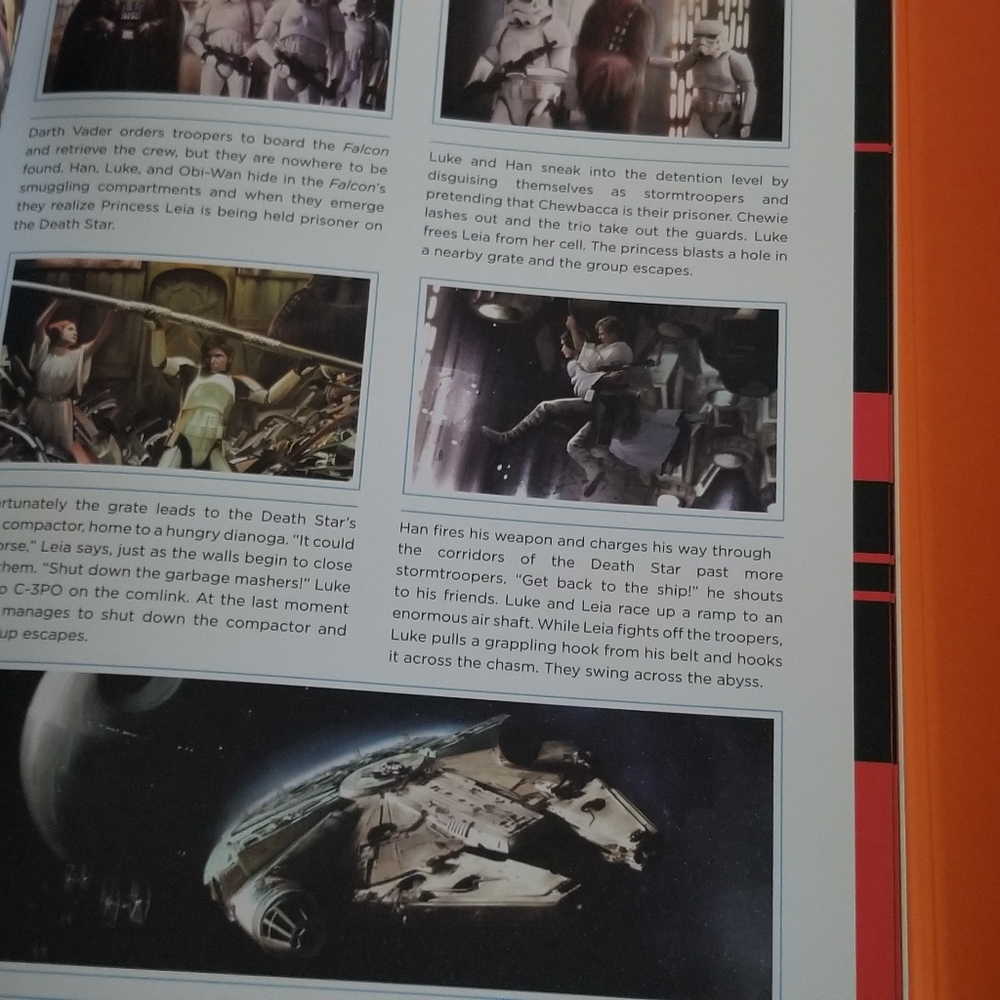 Disney Star Wars Millennium Falcon book and model - Picture 4 of 4